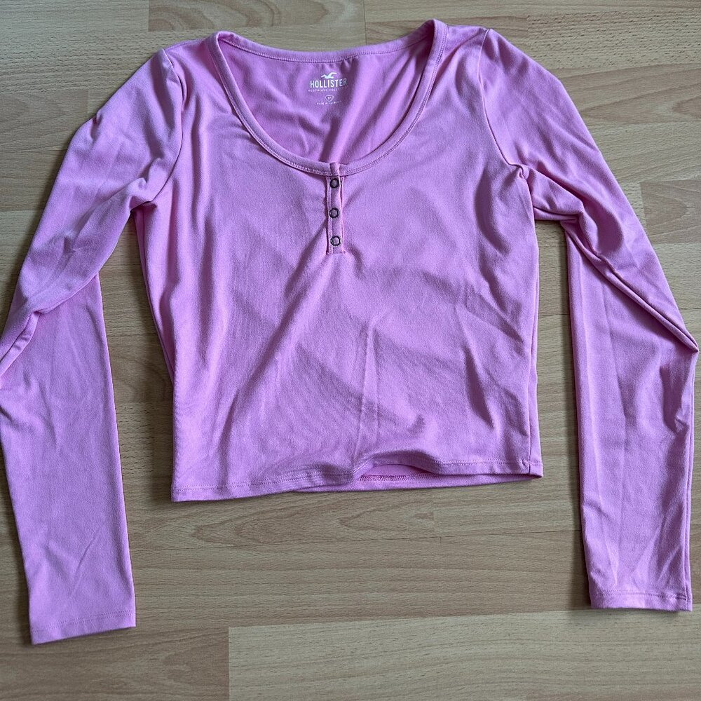 Hollister Baby Tee Long Sleeve